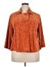 R.Q.T Orange 3/4 Sleeve Blouse Size 2X - photo 1