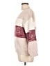 BLOOMCHIC 100% Acrylic Color Block Burgundy Pullover Sweater Size 12 - photo 5