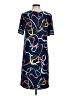 Rafaella Print Blue Casual Dress Size M - photo 2