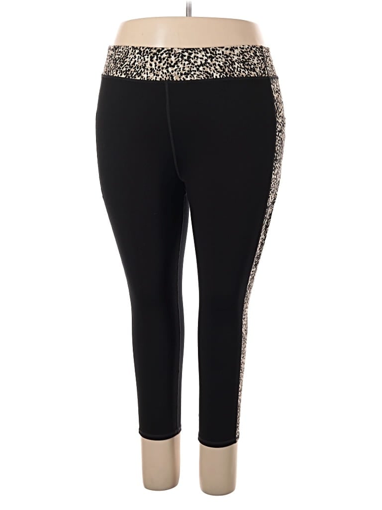 Pre-owned Skechers Active Pants In Black