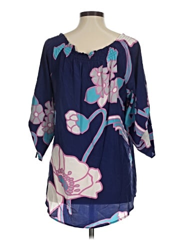 Yumi Kim 3/4 Sleeve Silk Top (view 2)