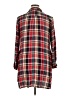 Indigo Thread Co. 100% Rayon Plaid Red 3/4 Sleeve Button-Down Shirt Size XL - photo 2