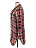 Indigo Thread Co. 100% Rayon Plaid Red 3/4 Sleeve Button-Down Shirt Size XL - photo 5