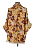 Emily Wonder 100% Polyester Floral Yellow 3/4 Sleeve Blouse Size S - photo 2