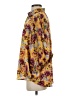 Emily Wonder 100% Polyester Floral Yellow 3/4 Sleeve Blouse Size S - photo 5