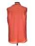 Calvin Klein 100% Polyester Orange Sleeveless Blouse Size L (estimated) - photo 2