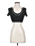 Shein Black Short Sleeve Turtleneck Size XXS - photo 1