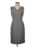 Kasper Chevron-herringbone Gray Casual Dress Size S - photo 1