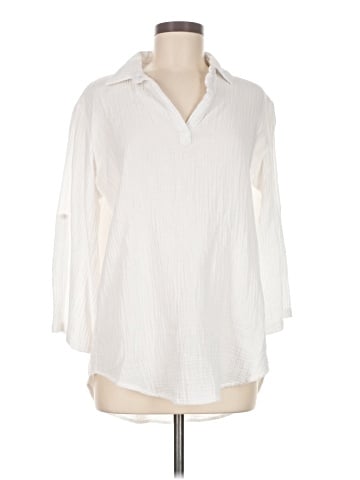 Pure Amici 3/4 Sleeve Blouse (view 1)