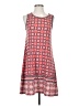 Max Studio Print Red Casual Dress Size XS - photo 1