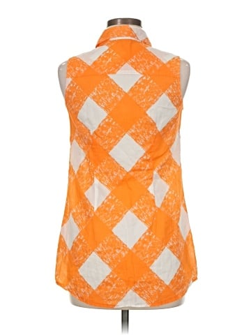 Boden Sleeveless Button-Down Shirt (view 2)
