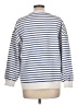 Trendy Queen Stripes White Pullover Sweater Size L - photo 2