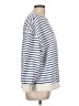 Trendy Queen Stripes White Pullover Sweater Size L - photo 4
