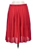 Max Studio 100% Polyester Solid Red Casual Skirt Size S - photo 1