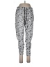 Rae Dunn Print Silver Sweatpants Size L - photo 1