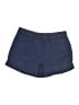 Laura Scott Solid Blue Shorts Size L - photo 1