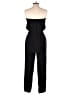Mimi Chica Solid Black Jumpsuit Size L - photo 2