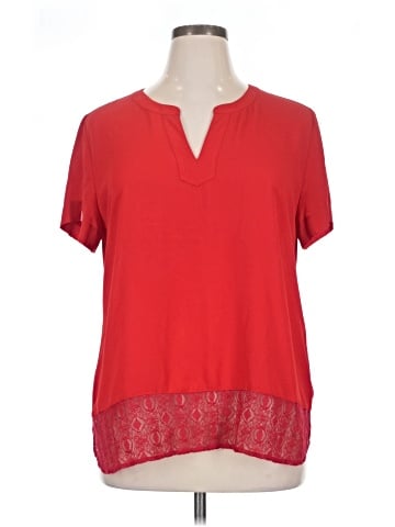Van Heusen Short Sleeve Blouse (view 1)