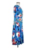 Sigrid Olsen Print Blue Casual Dress Size M - photo 4