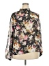 Shein Floral Black Long Sleeve Blouse Size 2X - photo 1