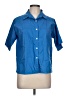 Pigment Blue Short Sleeve Blouse Size L (estimated) - photo 1