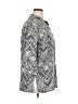 Saint Tropez West 100% Linen Paisley Silver 3/4 Sleeve Button-Down Shirt Size 1X - photo 4