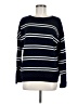 Vince. Stripes Blue Wool Pullover Sweater Size M - photo 1