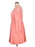 Torrid Solid Pink Casual Dress Size 1X Plus (1) - photo 5