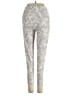 Betsey Johnson Performance Animal Print Silver Active Pants Size S - photo 2