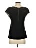 Molly 100% Silk Black Short Sleeve Silk Top Size XS - photo 2