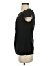 Molly 100% Silk Black Short Sleeve Silk Top Size XS - photo 5