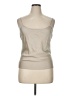 St. John Tan Sleeveless Silk Top Size 14 - photo 1