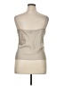 St. John Tan Sleeveless Silk Top Size 14 - photo 2