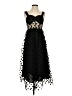 Unbranded 100% Polyester Hearts Black Cocktail Dress Size S - photo 1