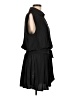 Ramy Brook 100% Polyester Solid Black Casual Dress Size L - photo 4