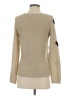 LC Lauren Conrad 100% Polyester Hearts Tan Pullover Sweater Size XS - photo 2
