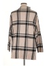 Max Studio Plaid Tan Poncho Size 1X - photo 2