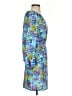 Presley Skye Print Blue Cocktail Dress Size XXS (estimated) - photo 4