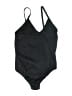 Venus Chevron-herringbone Black One Piece Swimsuit Size 12 - photo 2