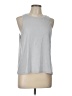 Athleta Silver Sleeveless T-Shirt Size L - photo 2