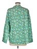 Emery Rose 100% Polyester Teal 3/4 Sleeve Blouse Size M - photo 2