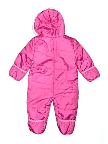 Pink Platinum Snow Pants With Bib (view 2)