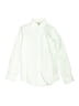 Assorted Brands 100% Cotton Solid Ivory Long Sleeve Button-Down Shirt Size 10 - 12 - photo 1