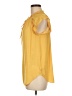Ann Taylor LOFT 100% Polyester Yellow Short Sleeve Blouse Size M - photo 5