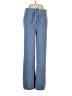Hippie Rose 100% Polyester Chevron-herringbone Blue Casual Pants Size M - photo 1