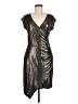 Papillon Blanc Metallic Silver Cocktail Dress Size M - photo 1