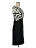 Max and Cleo Chevron-herringbone Black Cocktail Dress Size 8 - photo 4