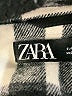 Zara Plaid White Gray Coat Size S - photo 6