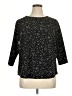 MELLODAY Black 3/4 Sleeve Top Size 1X - photo 1
