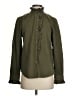 FRAME Green Long Sleeve Blouse Size S - photo 1